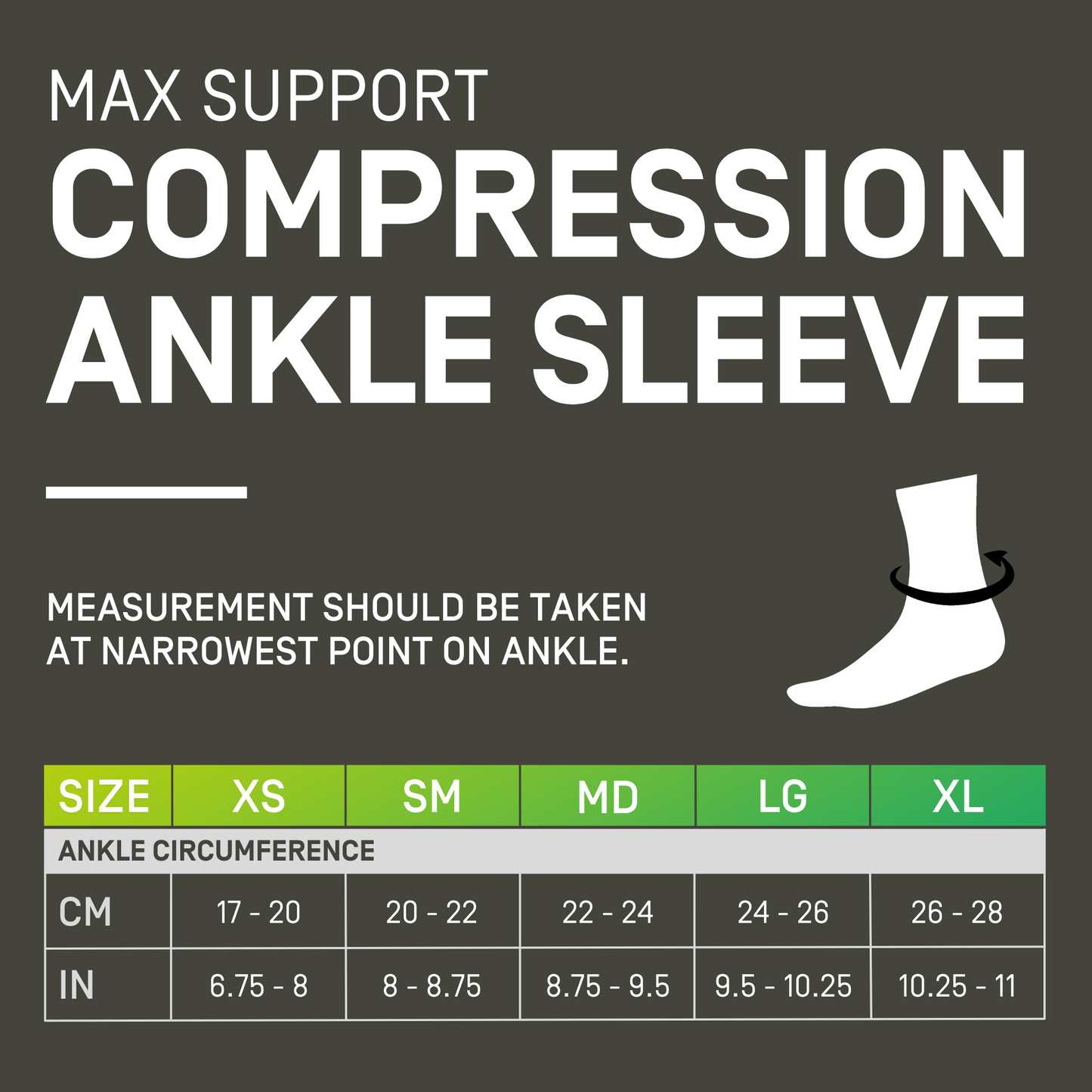 Max Support Ankle Sleeve