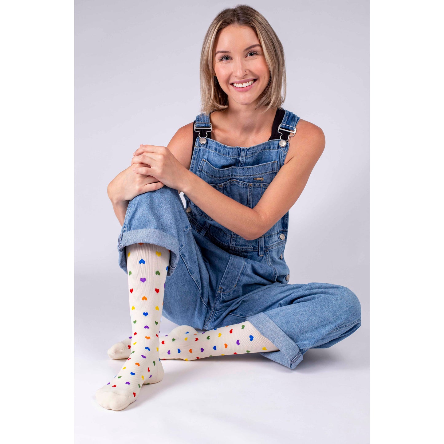 Rejuva Heart Compression Socks 15-20 mmHg