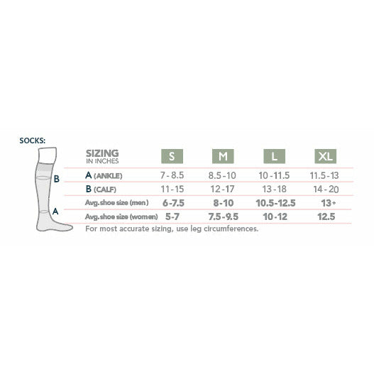 Rejuva Herringbone Compression Socks 15-20 mmHg