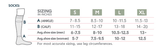 Rejuva Motley Stripe Compression Socks 15-20 mmHg