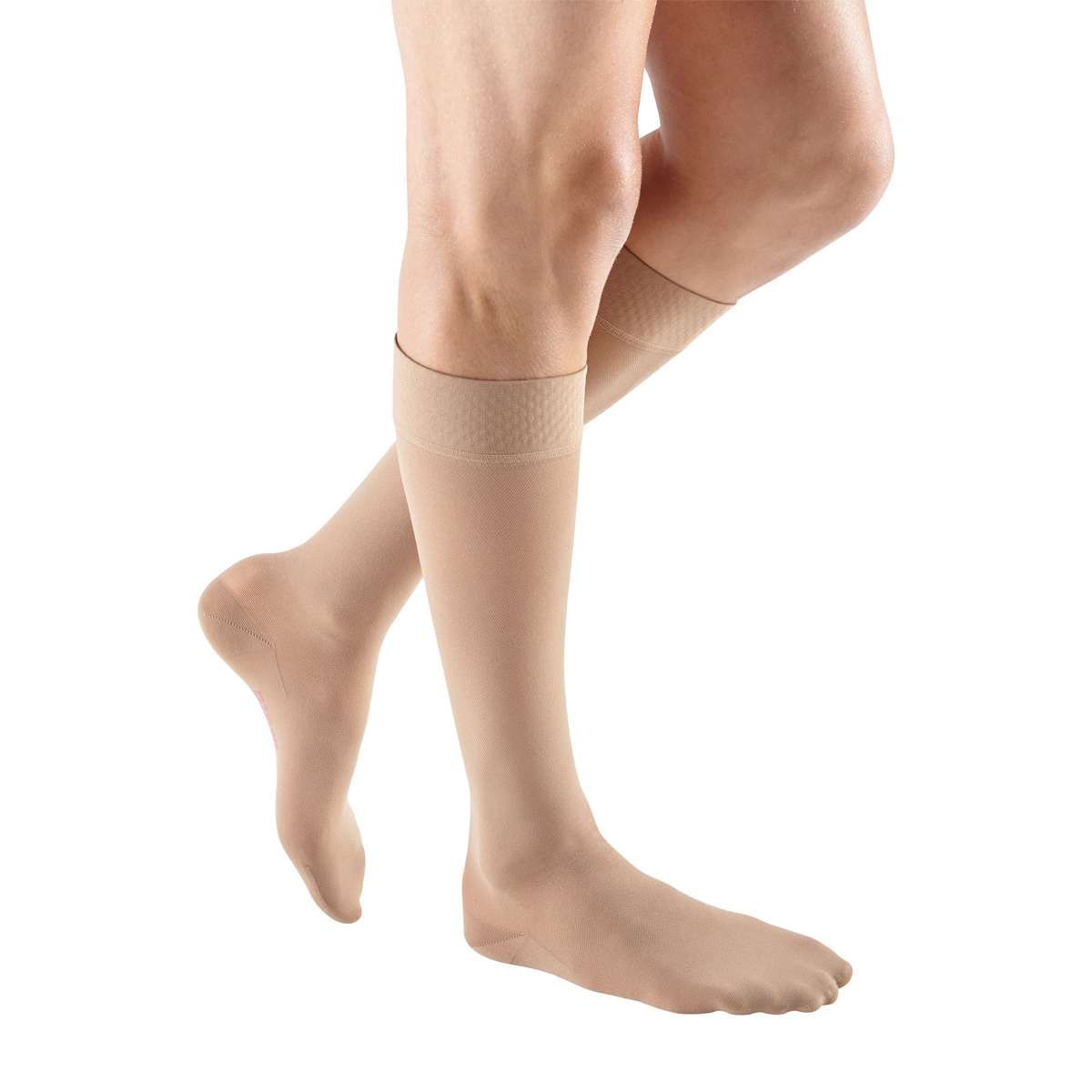 mediven plus 20-30 mmHg calf extra-wide beaded topband closed toe petite