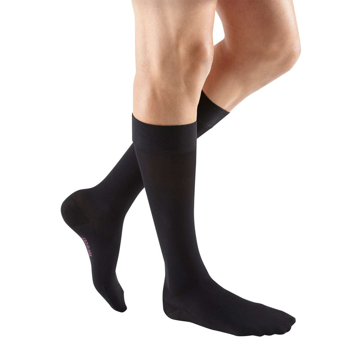 mediven plus 20-30 mmHg calf extra-wide beaded topband closed toe petite