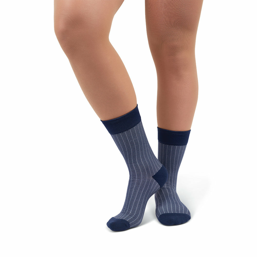 Rejuva Herringbone Compression Socks 15-20 mmHg