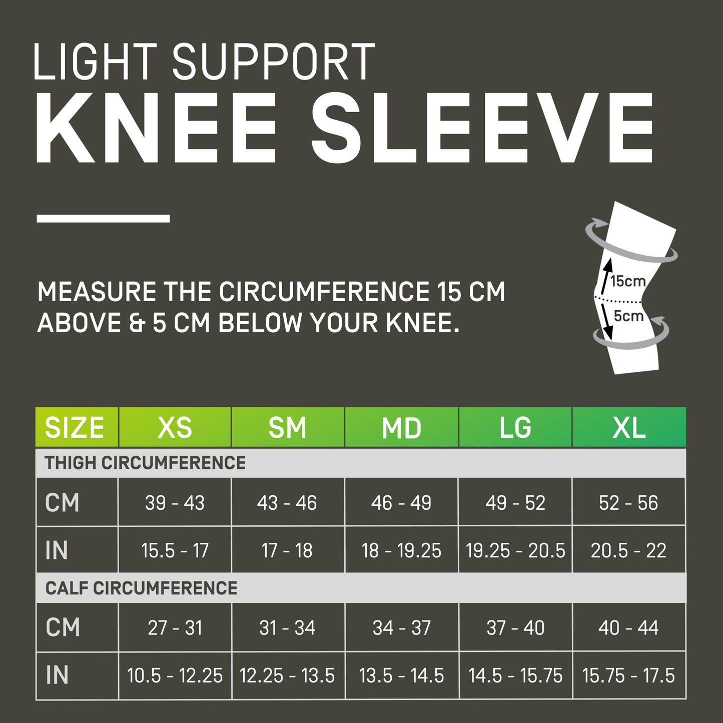 Light Support Knee Sleeve