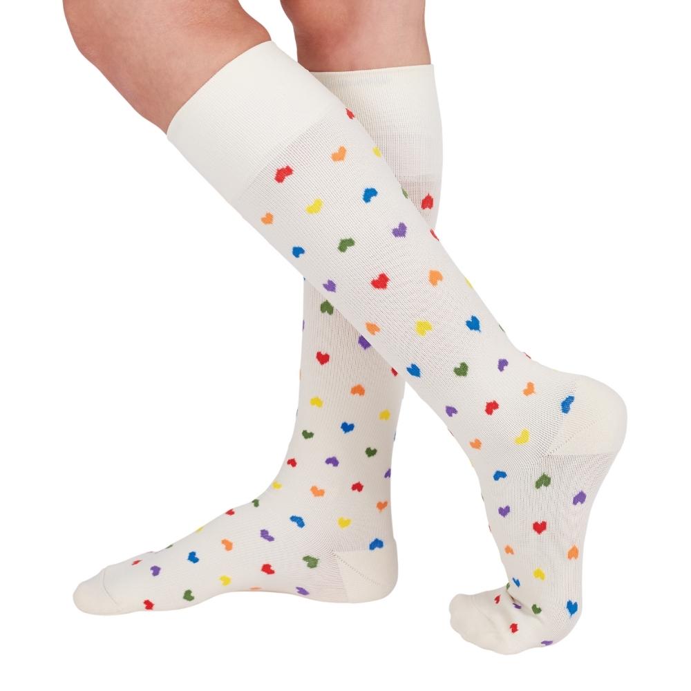 Rejuva Heart Compression Socks 15-20 mmHg