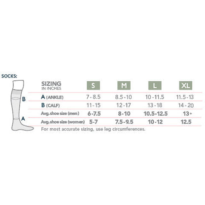 Rejuva Heart Compression Socks 15-20 mmHg