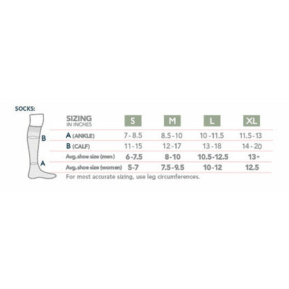 Rejuva Herringbone Compression Socks 15-20 mmHg