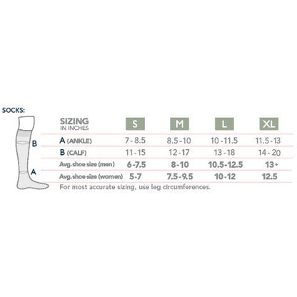 Rejuva Sheer Dot Compression Socks 15-20 mmHg