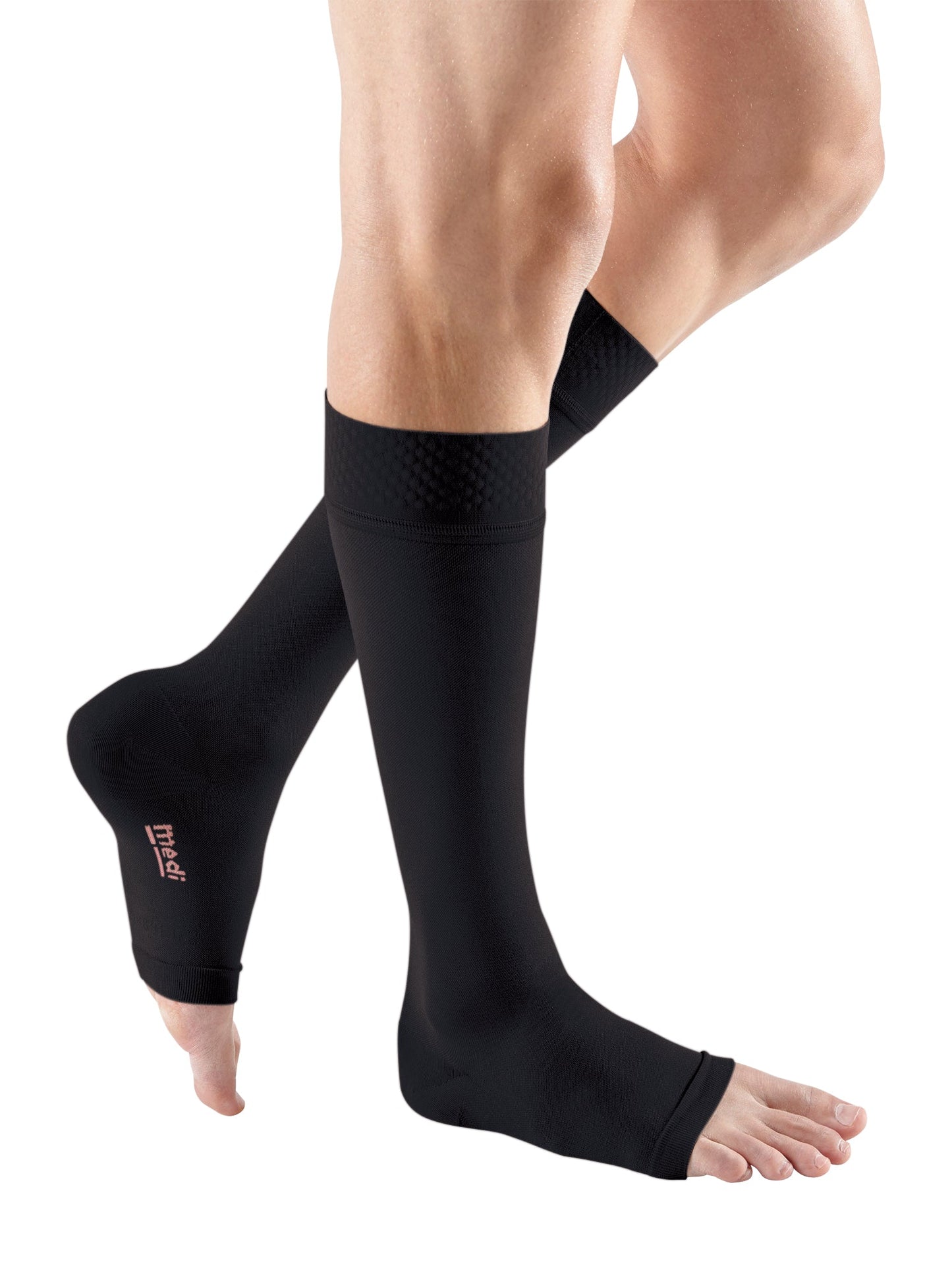 mediven forte 30-40 mmHg calf extra wide beaded topband open toe standard